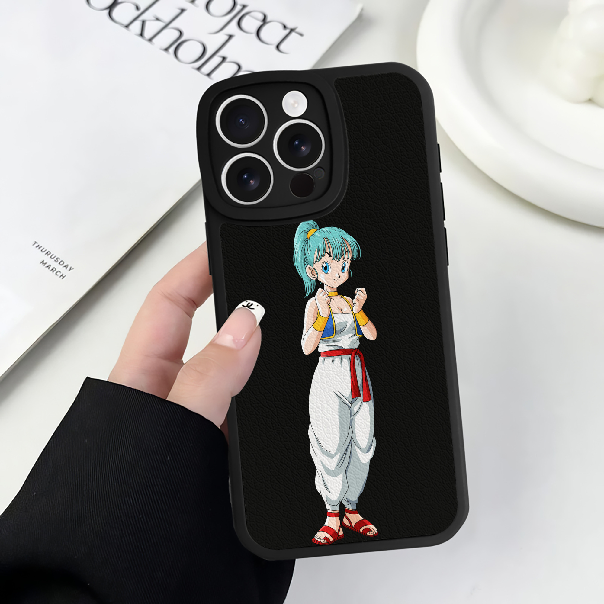 （画像用） ドラゴンボール DRAGON BALL 【iPhone 16シリーズ対応】シリコンスマホケース（レザー調） 材質：シリコン